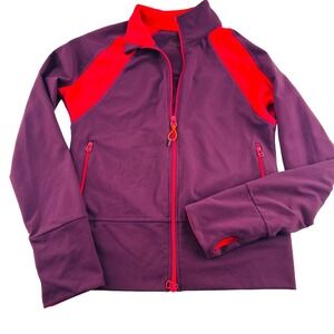 Zella Women's Full Zip Jacket size Medium Plum Pink Running Work out